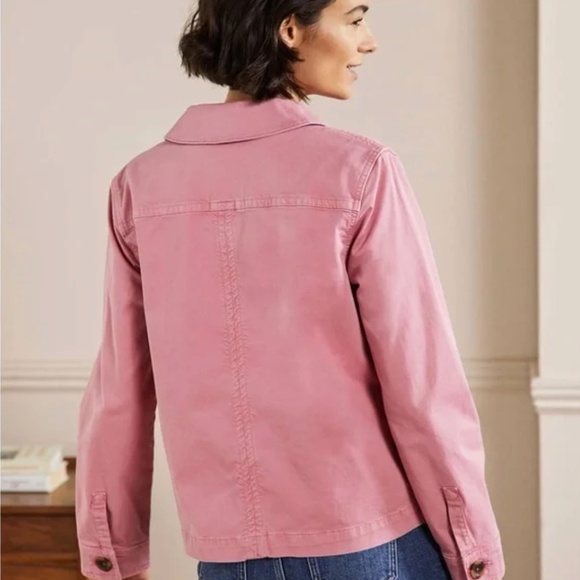 Boden Dusty Pink Jacket with Collar and Relaxed Fit - NWOT - Picture 2 of 16